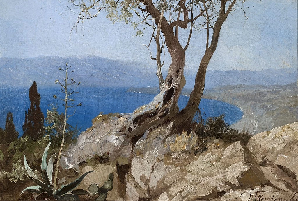 Henryk Siemiradzki - Lago con sponde rocciose, Museo nazionale di Varsavia